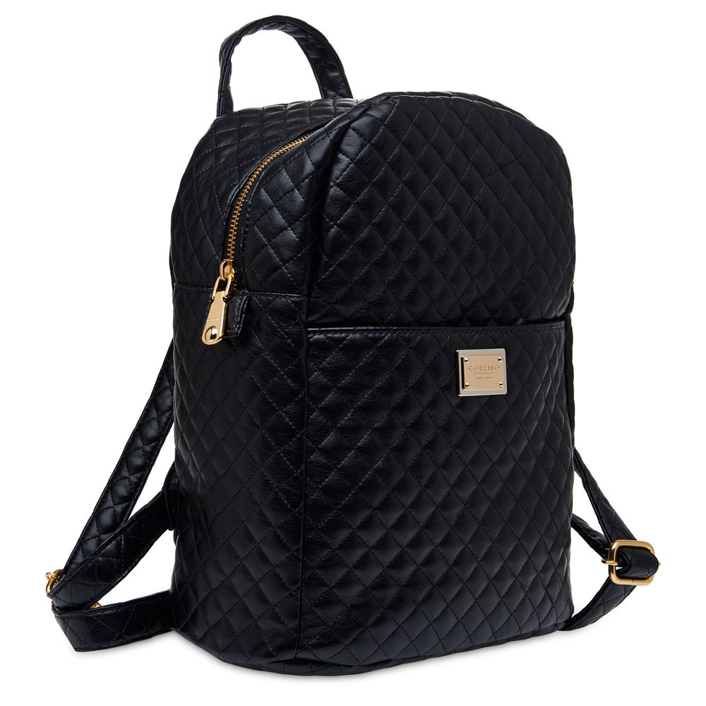 Mochila Feminina Matelassê - Preto - corello