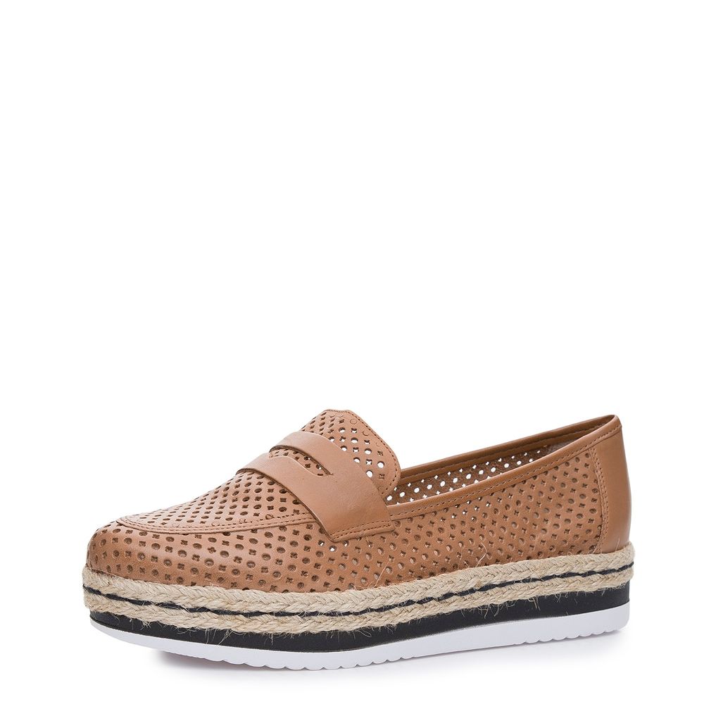 mocassim flatform feminino