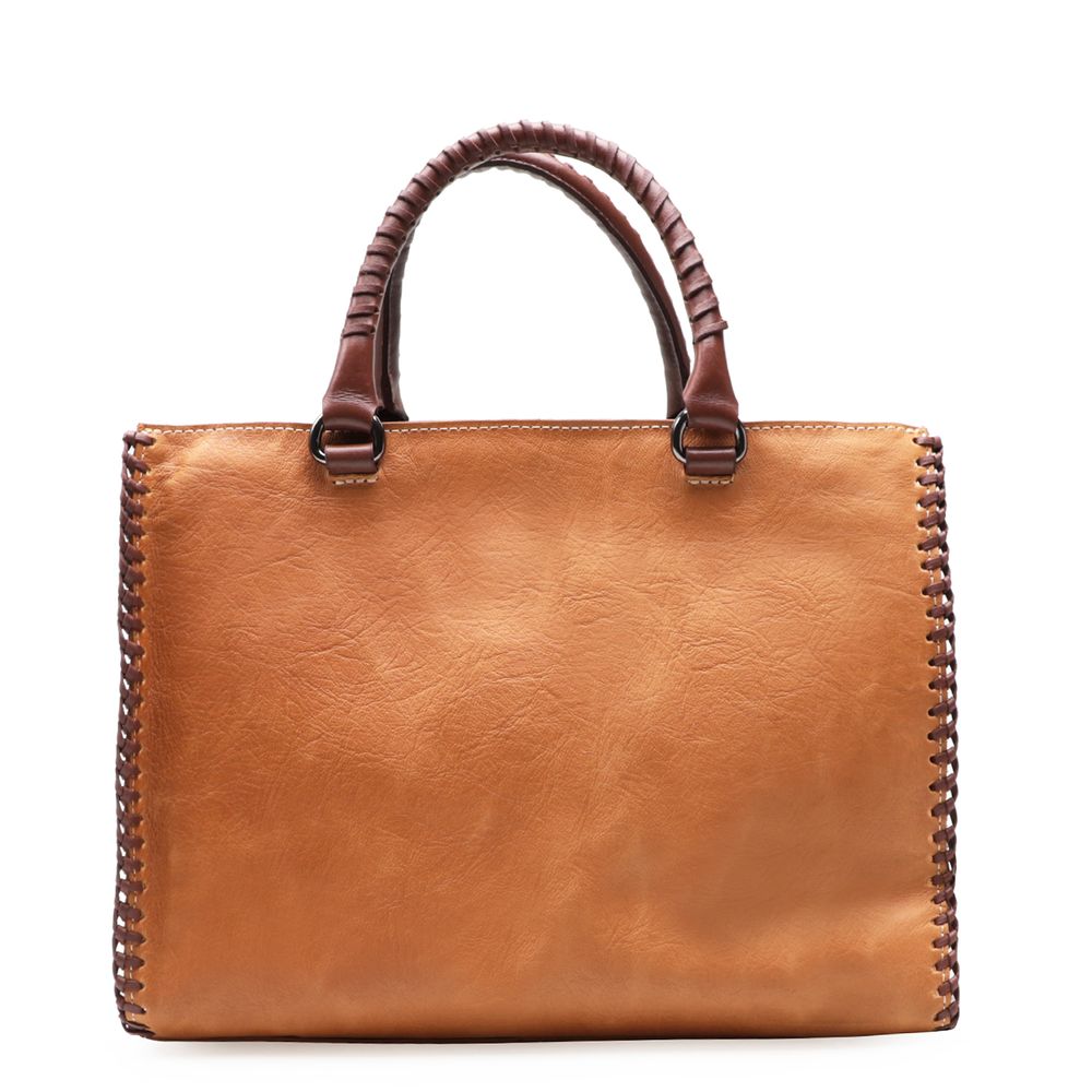 tote bolsa cognac