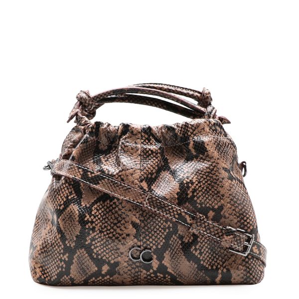 snakeskin hobo bolsa