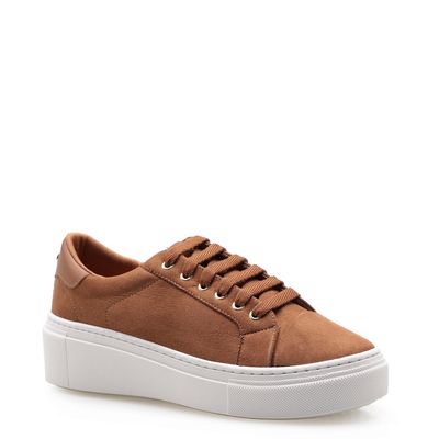 Sapatos Femininos - Tênis SINTÉTICO Marrom – corello