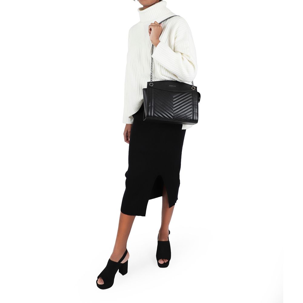 dkny flap over shoulder bolsa