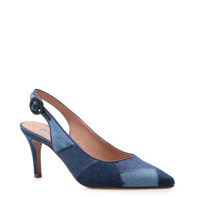 sapato scarpin jeans