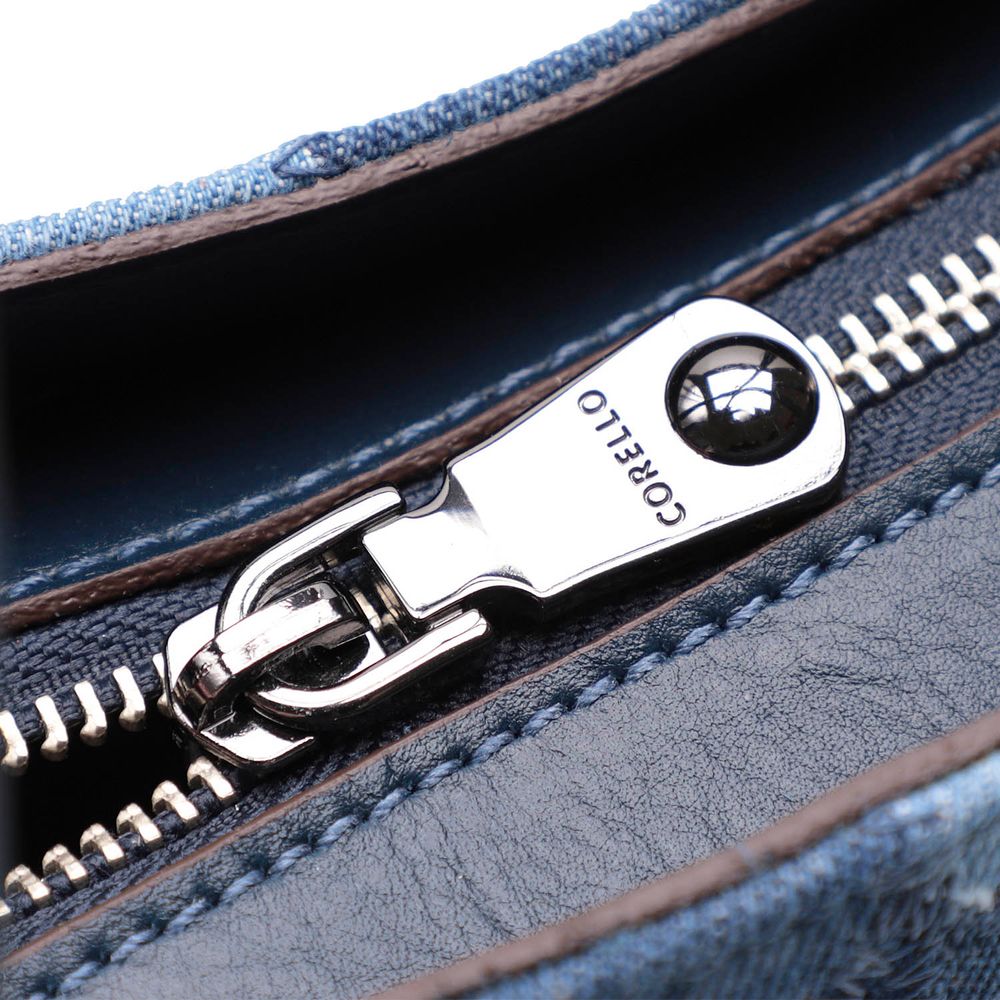patchwork denim tote bolsa