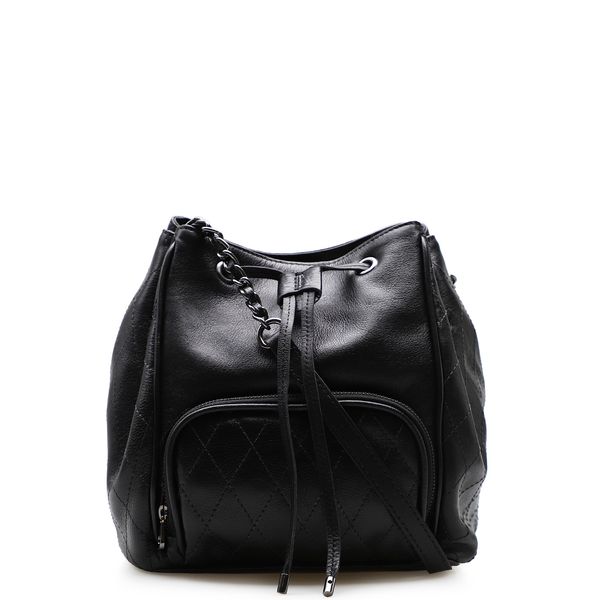 white prada bucket bolsa