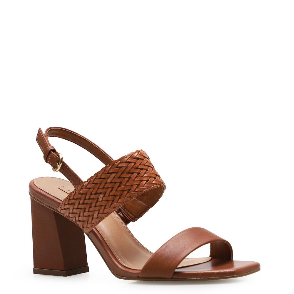 Sandália Feminina - Couro Marrom - corello