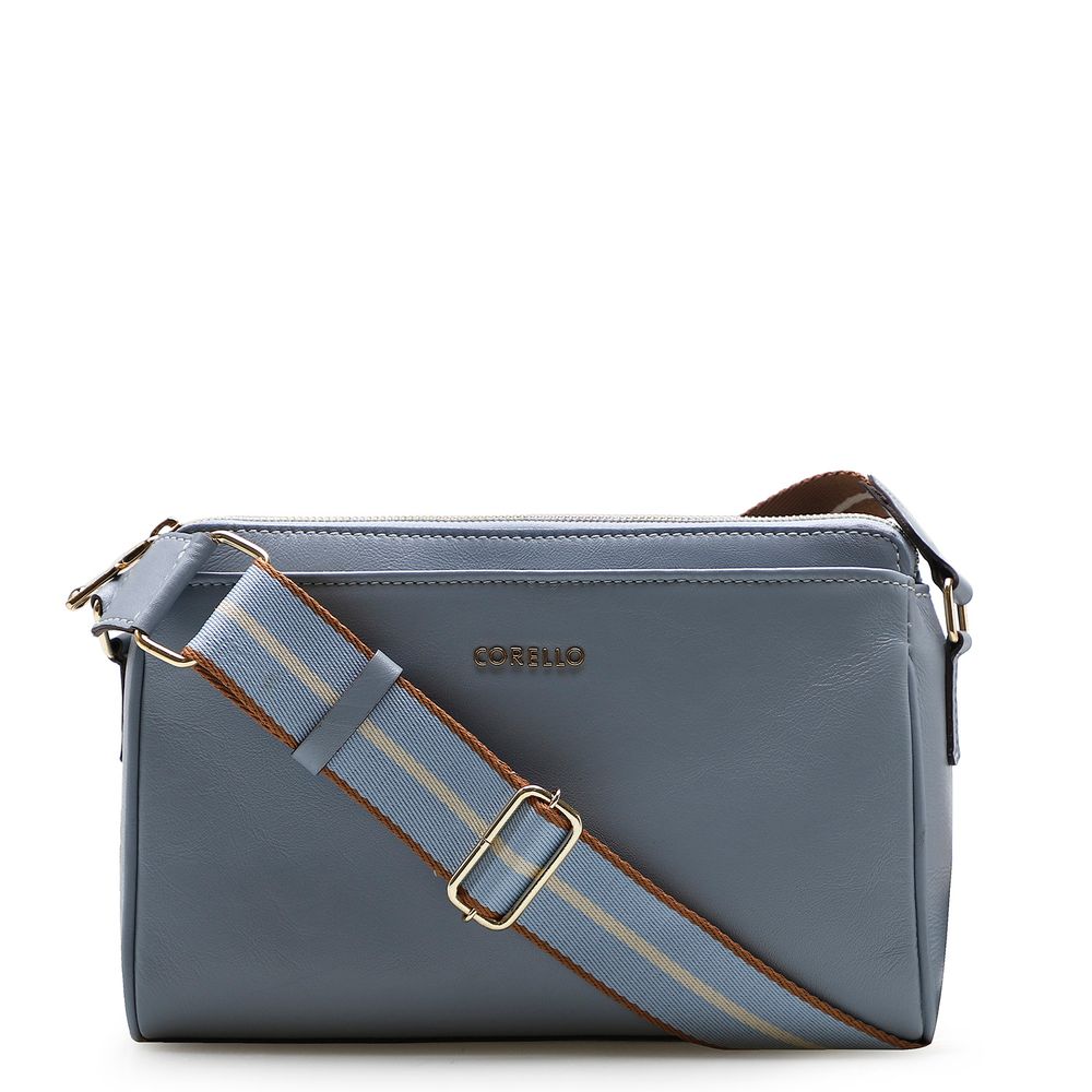 womens navy cross body bolsa