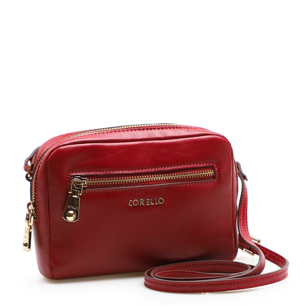 Bolsa Transversal Feminina Couro New Floater Vermelho Corello Bolsa Transversal Feminina Couro New Floater Vermelho Corello
