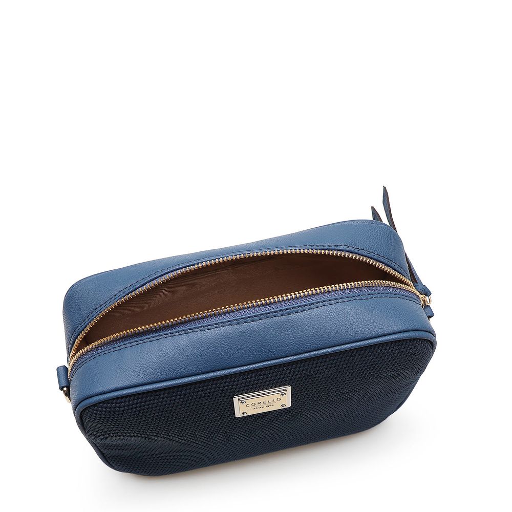 knitted leather bolsa