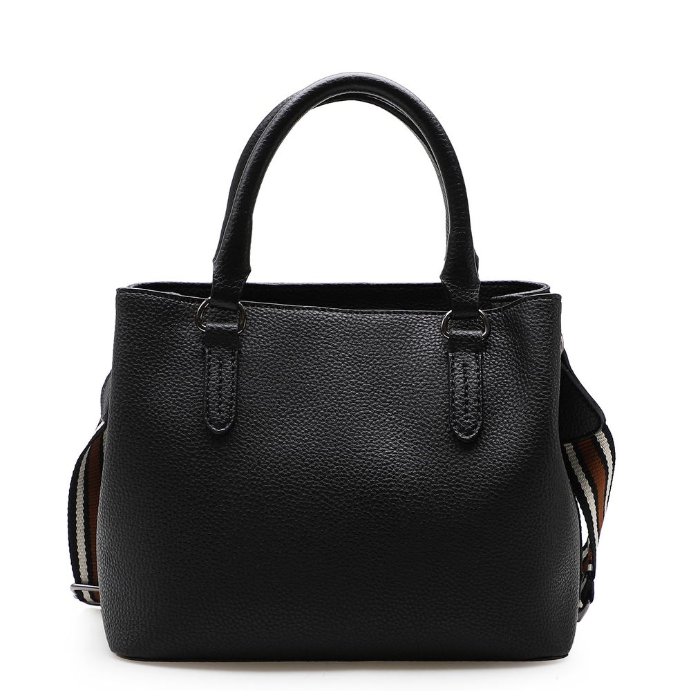 womens black tote bolsa with zip