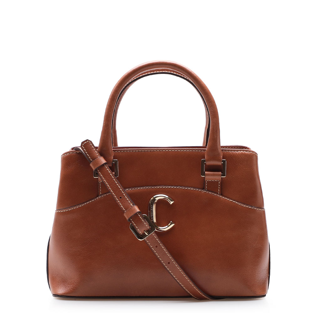 tote bolsa cognac